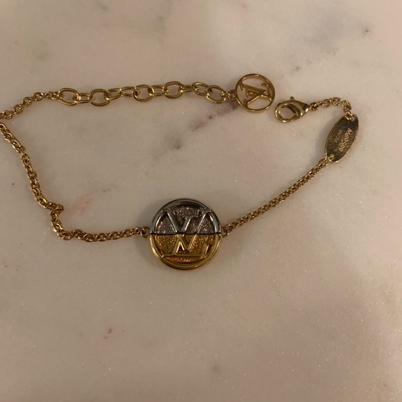 Louis Vuitton two-tone bracelet - Picture 1 of 3